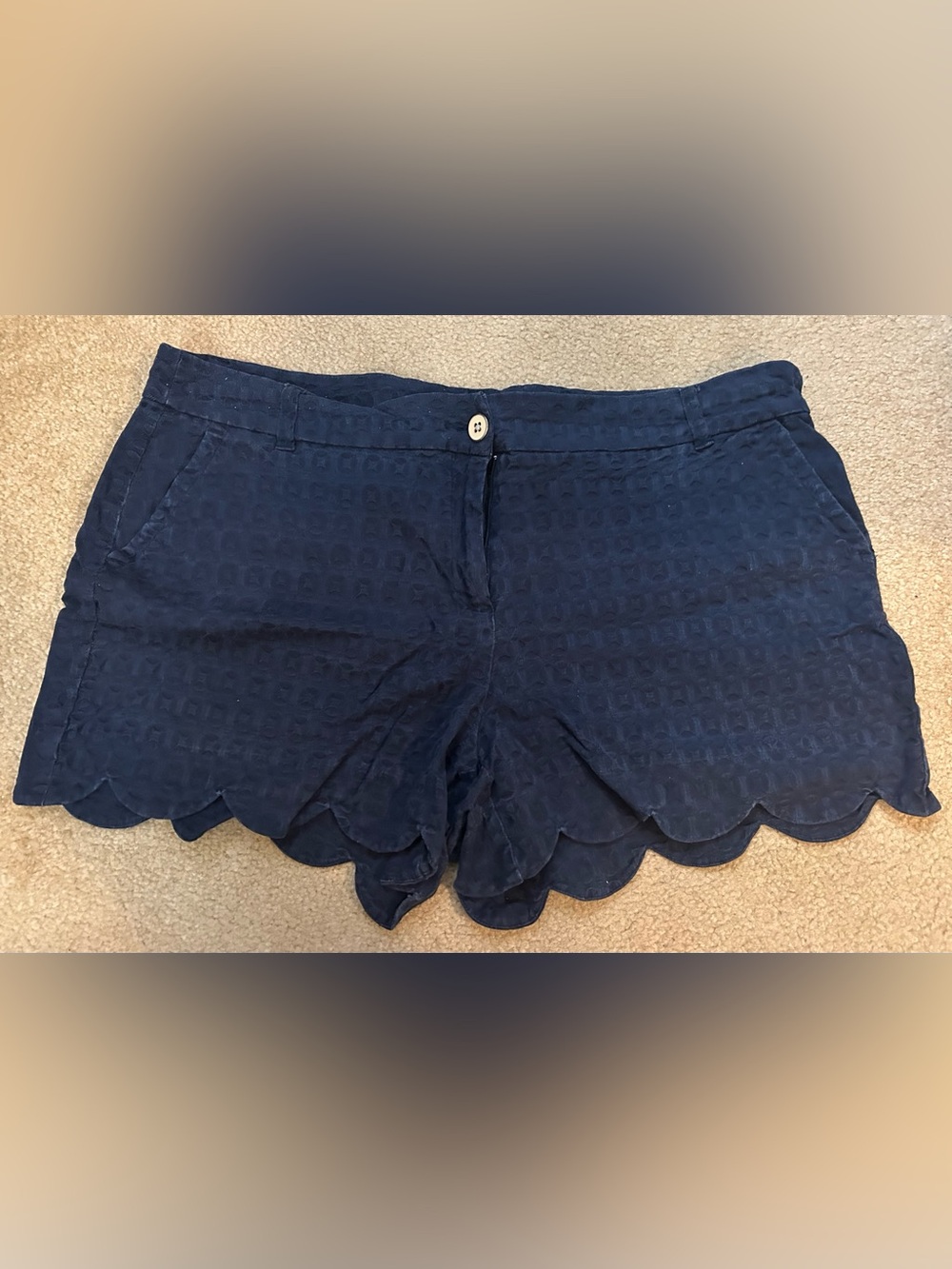 Crown & Ivy Scalloped Dress Shorts